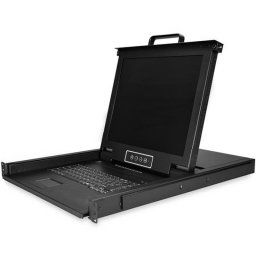 StarTech Consola para Armario Rack con 8 Puertos VGA y Pantalla de 17