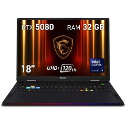 MSI Raider 18 HX AI A2XWIG-252ES MiniLED Intel Core Ultra 9 285HX 32GB 1TB SSD RTX 5080 18" W11