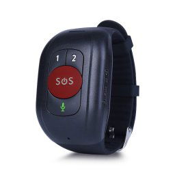 Leotec Senior Smart Band 4G Pulsera Inteligente con GPS y Botón SOS Negra/Roja