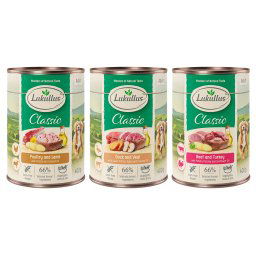 Lukullus Naturkost Adult - Pack de prueba mixto - 6 x 400 g (sin cereales)