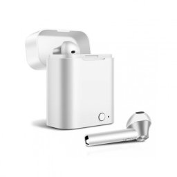 Akashi Altsilearb Auriculares Bluetooth Blanco/Plata