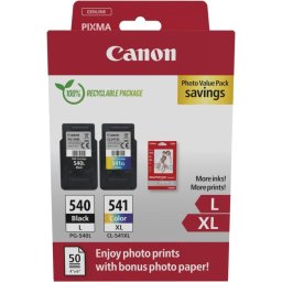 Cartucho de Tinta Original Canon PG-540L + CL-541XL Pack 2 Unidades