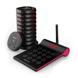 Approx appCUSTOMERCALLERKIT Kit Avisador de Clientes con Transmisor + 10 discos + Base de Carga