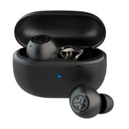 JLab Go Pop ANC Auriculares Bluetooth TWS con Cancelación Activa de Ruido Negro