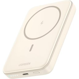 Power Bank Ugreen con Carga Inalámbrica Magsafe 10000mAh Beige