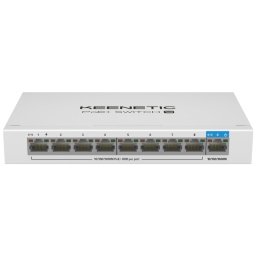 Keenetic PoE+ Switch 9 KN-4710 Switch 9 Puertos Gigabit Totales + 8 Puertos PoE+ Máximo 120W