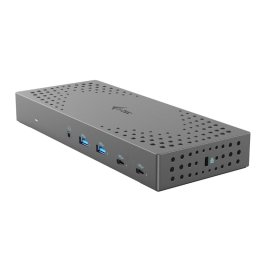 Docking Station i-tec USB 3.0/USB-C/Thunderbolt Gen 2 3x4K 100W 4xUSB-A 2xUSB-C LAN Gris