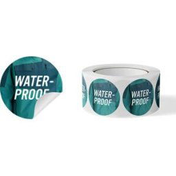 Pixartprinting Etiquetas adhesivas redondas de plástico