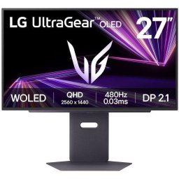 Monitor OLED LG UltraGear 27GX790A-B, 27", OLED QHD (2560x1440), 480Hz, 0,03 ms, DP 2.1, HDR 400