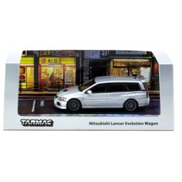 MITSUBISHI Lancer Evolution Wagon Silver - Tarmac Works Escala 1:64 (T64R-042-SL)