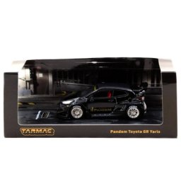 TOYOTA Pandem Yaris GR Black - Tarmac Works Escala 1:64 (T64R-080-BK)