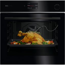 AEG Horno de vapor Serie 7000 MealAssist con SteamCrisp con Display CookSmart Touch 4,3 '', con WiFi TR7PB73FSB
