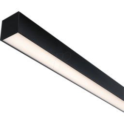 PAULMANN PLM 98169 - Canal de luz Linion, 1,5 m, 25,5 W, 3000 K, 24 V, negro