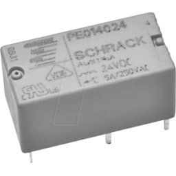 TE CONNECTIVITY PE140-24 - Relé de potencia SCHRACK PE, 24 V CC, 5 a, contacto inversor