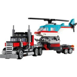 LEGO 31146 - LEGO® Creator - Cargadora baja con helicóptero