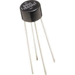 DIOTEC B380C2000RUND - Rectificador de puente, 800 V, 2 A.