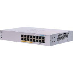 CISCO CBS11016PP - Conmutador, 16 puertos, Gigabit Ethernet, PoE