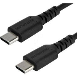 STARTECH.COM ST RUSB2CC1MB - Cable USB 2,0 USB-C, aramida Kevlar®, 1 m, negro