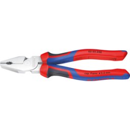 KNIPEX KN 02 05 200 - Alicate universal de fuerza, 200 mm, cromado