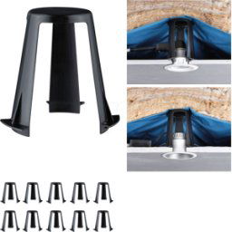 PAULMANN PLM 92401 - Distanciador para luminarias de montaje empotrado 62 - 90mm, neg