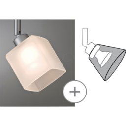 PAULMANN PLM 60015 - DecoSystems Sombra quad, máx. 50 W, vidrio