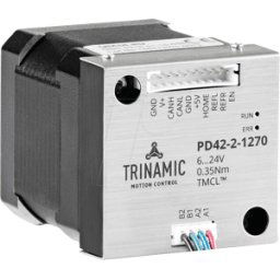 TRINAMIC PD42-2-1270-TMCL - MOTOR DE PASO HÍBRIDO NEMA 17, 1,4 A, 2,4 … 6 V CC