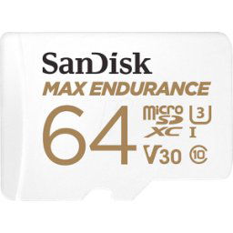 SDSQQVR064GGN6IA - Tarjeta de memoria microSDXC de 64 GB, SanDisk Max Endurance