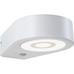 PAULMANN PLM 94867 - Luminaria mural exterior Silma, 0,7 W, 600 lm, 3000 K, sensor de