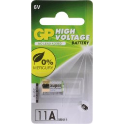 GP-BATTERIES GP 11A - Pila alcalina, 11 a, paquete de 1