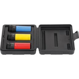 GEDORE WERKZEUG GEDO R63043003 - Juego de llaves de vaso con bloqueo eléctrico 1/2 3 piezas