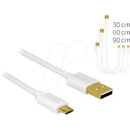 DELOCK 83679 - Cable USB 2.0, conector macho a a conector macho Micro B.