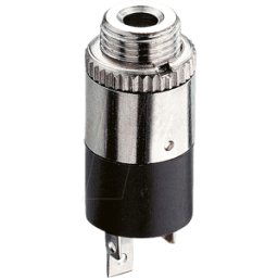 LUMBERG LUM KLB 13 - Conector jack hembra encastrable, 2,5 mm, estéreo, 3 polos