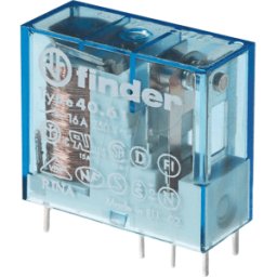 FINDER FIN 40.61.7 24V3 - Relé de conexión-presión, 1 CO, 16 a, AgSnO2, 24 V