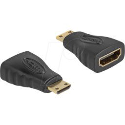 DELOCK 65244 - Adaptador HDMI, conector Mini-C a conector hembra A.