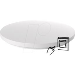 BLULAXA 49108 - Luz de techo, 24 W, 2000 lm, 4000 K, regulable