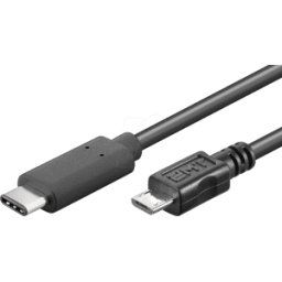 GOOBAY USB 3.1 CMB06SW - Cable USB 2.0, conector C a conector USB 2.0 Micro-B, 0,6 m