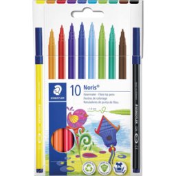 STAEDTLER 326C10 - Pintor de fibra, 1 mm, 10 colores, caja