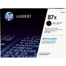 HEWLETT PACKARD TONER CF287X - Tóner HP, negro, 87X, original