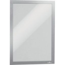 DURABLE 487223 - Marco de información, A4, autoadhesivo, abatible, platead