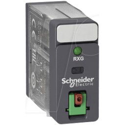 SCHNEIDER ELECTRIC RXG22P7 - Relé de interfaz con led, 2 contactos de cambio, 230 V, 5 A..