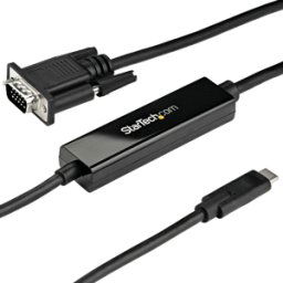 STARTECH.COM ST CDP2VGAMM2MB - Cable, USB-C > VGA, negro, 2 m..
