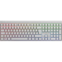 CHERRY G80-3821LUADE-0 - Teclado para juegos, USB, RGB, MX BLACK, blanco, ES