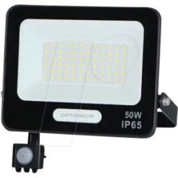 OPTONICA OPT 15857 - Luz de inundación LED, 50 W, 6000 K, IP65, sensor