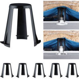 PAULMANN PLM 92400 - Distanciador para luminarias de montaje empotrado 62 - 90mm, neg