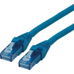 ROLINE 21152742 - Cordón de parche Cat.6a UTP, LSOH, azul, 2 m..