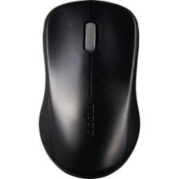 RAPOO 1620 SW - Ratón (ratón), radio, negro
