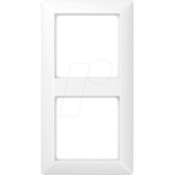 JUNG JG AS582 - Bastidor, doble, serie AS, blanco alpino