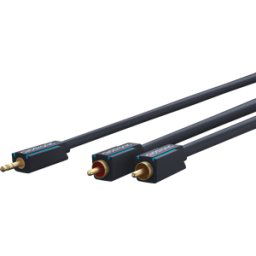 CLICKTRONIC CLICK 70470 - Cable adaptador, conector jack de 3,5 mm a 2 RCA, 7,5 m