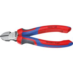 KNIPEX KN 70 02 160 - Alicates de corte lateral, Vanadin-Super, 160 mm, cabeza pulida