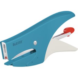 LEITZ 56450061 - Grapadora de alicates, hasta 15 hojas, Cosy, No 10, azul